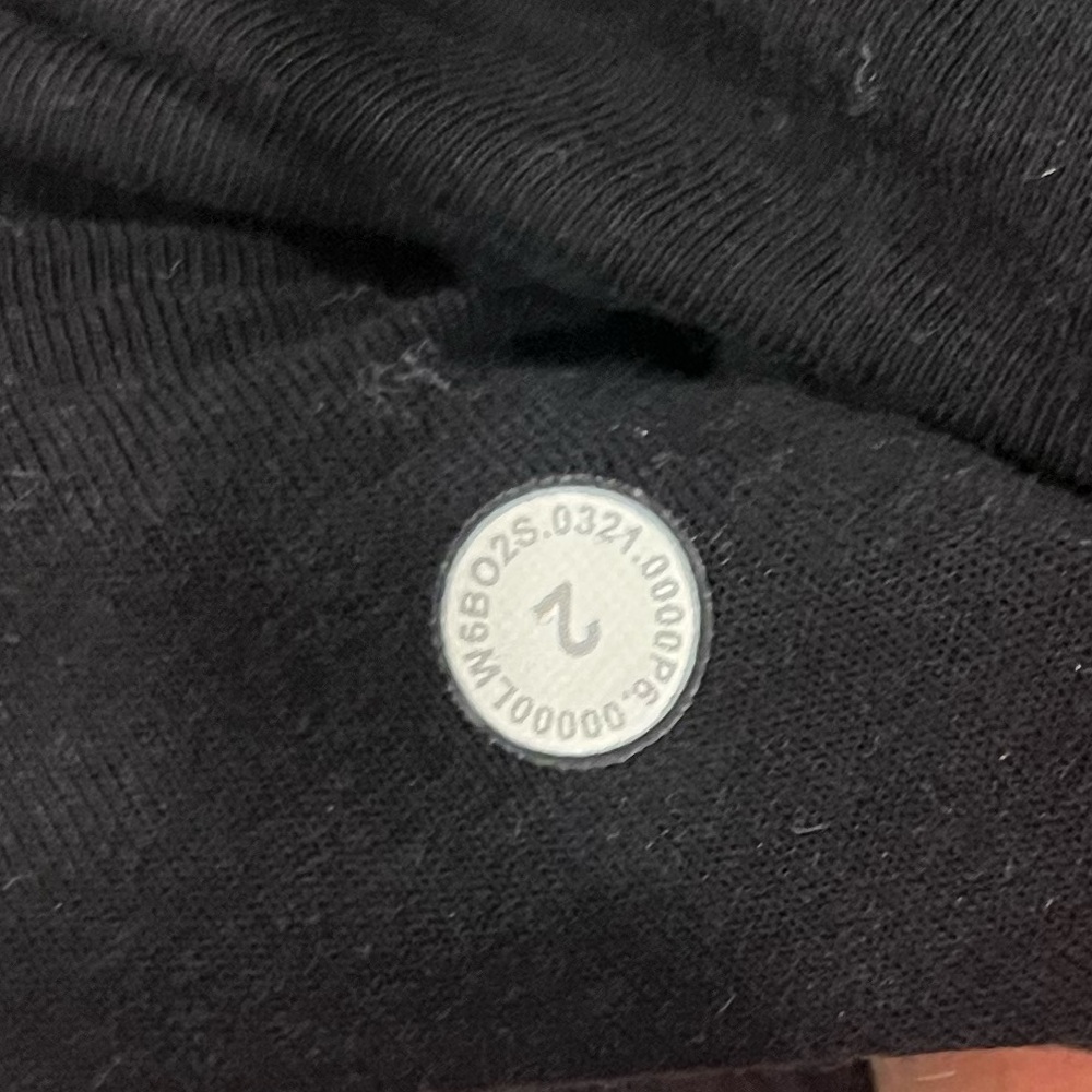 Lululemon Ribbed Straight Legged Super High Rised Crop 23” - Picture 3 of 3